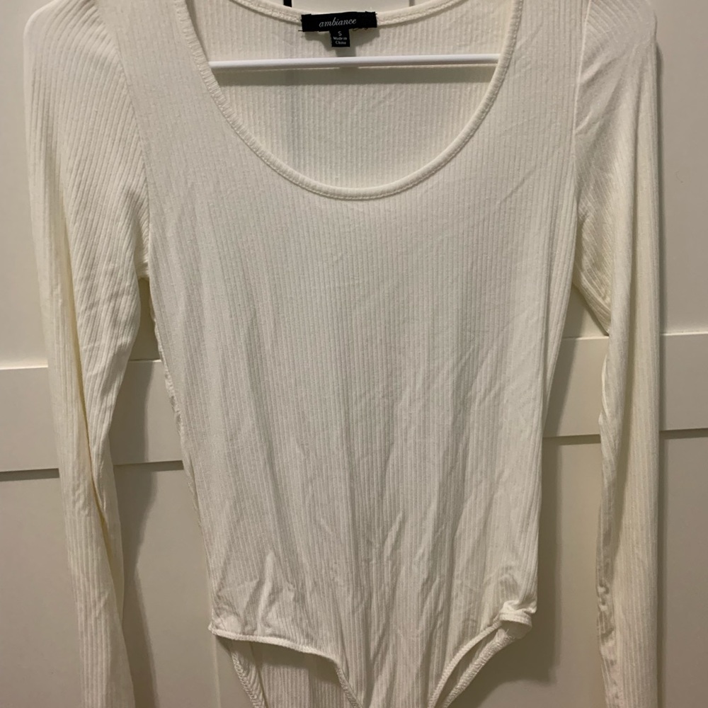 White long sleeve body suit !